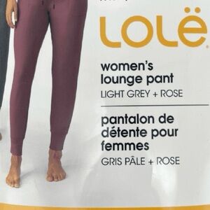 5-Pack Deal Lole Lounge Pants with Tapered Leg Black, Grey, Pink Like New